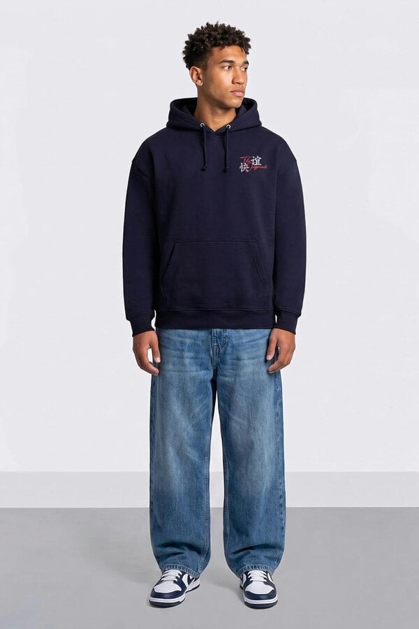 London Attitude Relaxed Fit Tokyo Japan Graphic Hoodie