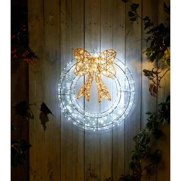 960 LED Galaxy Wreath Cool White 40cm LV