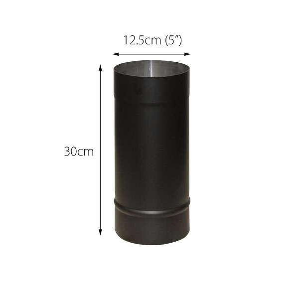  Royal Fire™ Flue Pipe 300mm Straight for 5" inch (125mm)