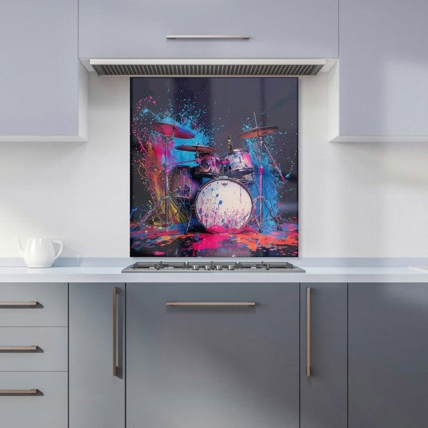 Warren Reed - Designer Drumbeat Colours Kitchen Splashback