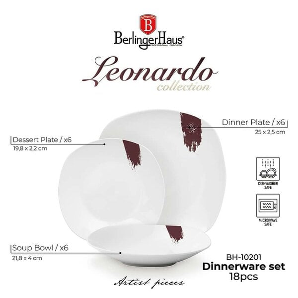 Berlinger Haus 18 pcs dinnerware Berlinger Haus BH10203 Leonardo
