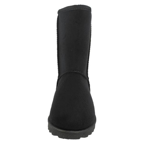 Spot On Girls Spot On Mid Leg Faux Fur Fleece Lined Boots