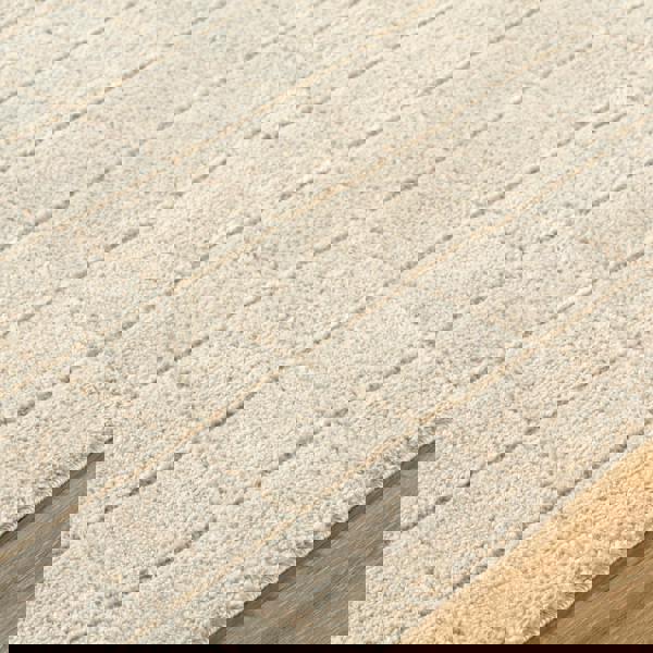 Livabliss Our Pnw Home Cascade-Modern Beige Brown Graphic High Pile Rug