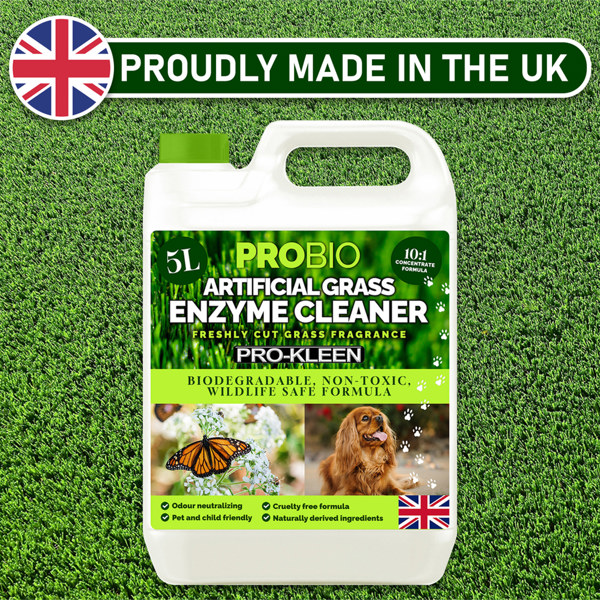 ProKleen Pro-Kleen ProBio Artificial Grass Cleaner Probiotic Based Deodoriser Odour Eliminator Floral 5L