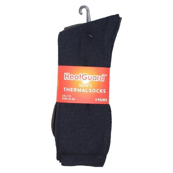 Mens Heatguard Thermal Pack of 3 Pair Socks SK633