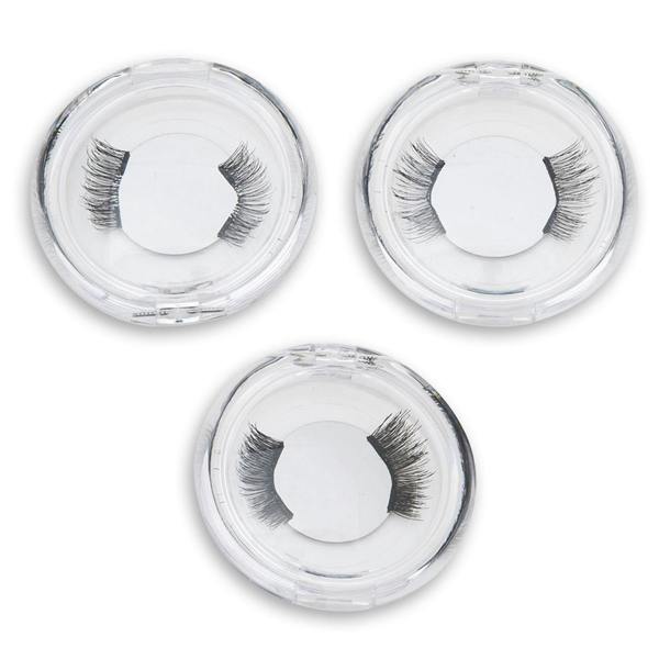 Aquarius Double Glam Volume Magnetic False Eyelash Set Sexy 3 Pairs Gift Set