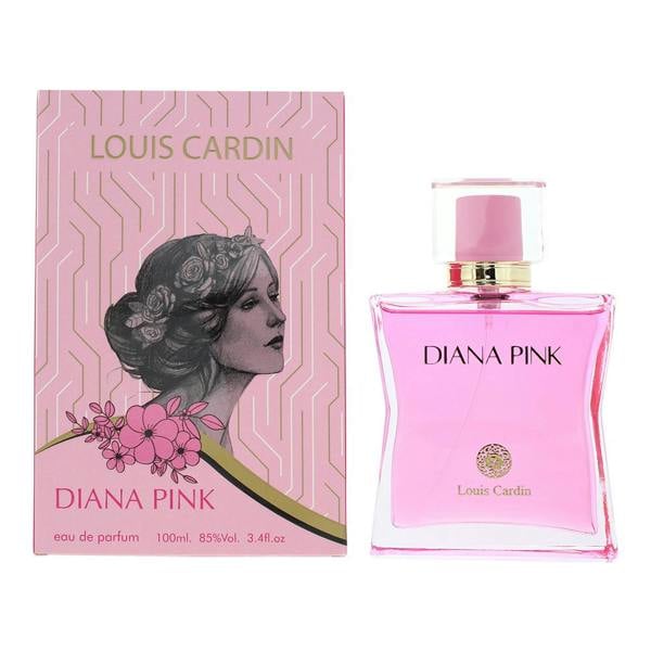 Louis Cardin Diana Pink Eau de Parfum 100ml Spray for Her
