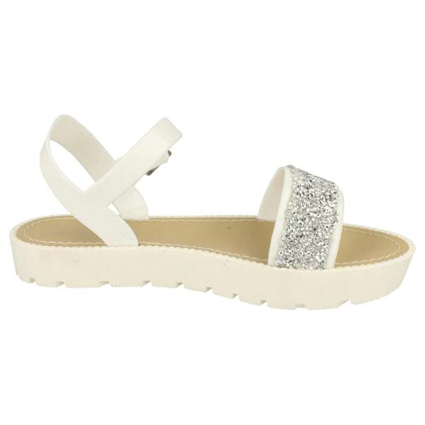 Savannah Ladies Savannah Flatform Glitter Sandal