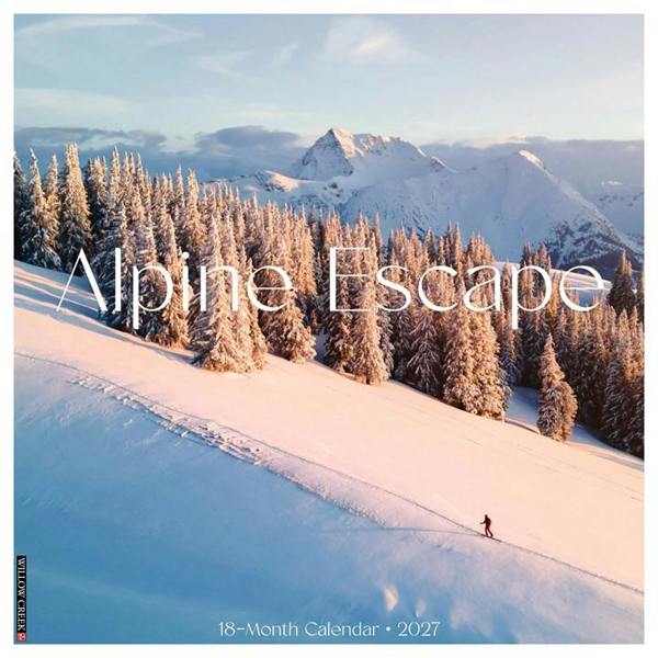 Alpine Escape Calendar 2027, Wall Calendars, Month To View, Travel, Gift