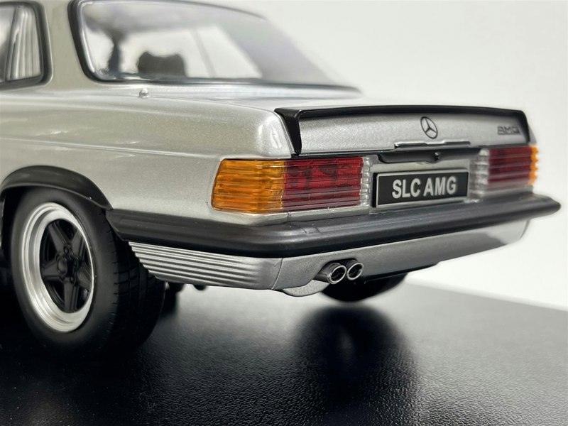 KK Scale Mercedes 500 SLC 6.0 AMG C107 1985 Silver 1:18 Scale KK Scale 180891