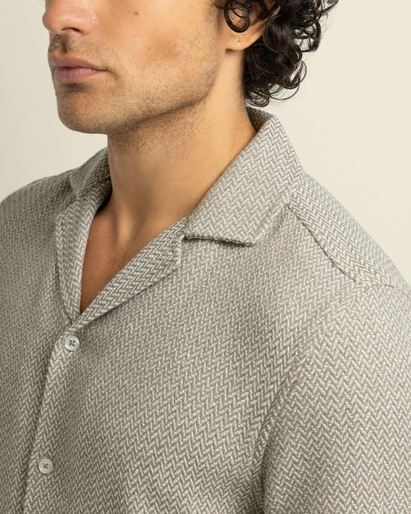 Larsson & Co Wray - Chevron Short Sleeve Shirt
