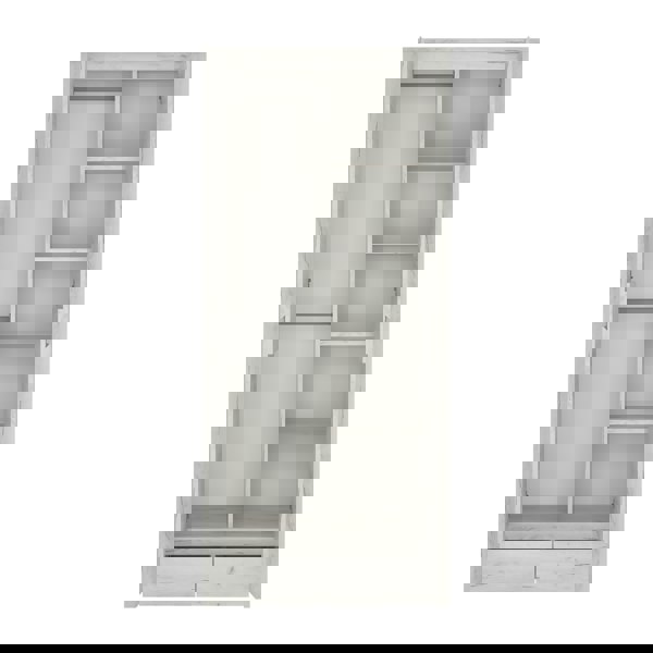 Furniture To Go Angel 2 Door 2 Drawer Fitted Wardrobe in White Craft Oak