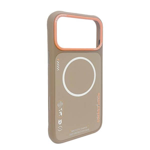 Nimmy Friends Nimmy Cool & Cute 2.0 Case with MagSafe for iPhone 17 Pro Max 6.9" Brown Orange - N-YJKM-CX2.0-IP17-PRO-MAX-02