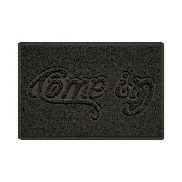 Nicoman "Come In" Grey Spaghetti Door Mat