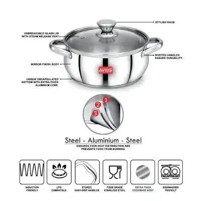 AVIAS INOX IB COOK POT 16CM