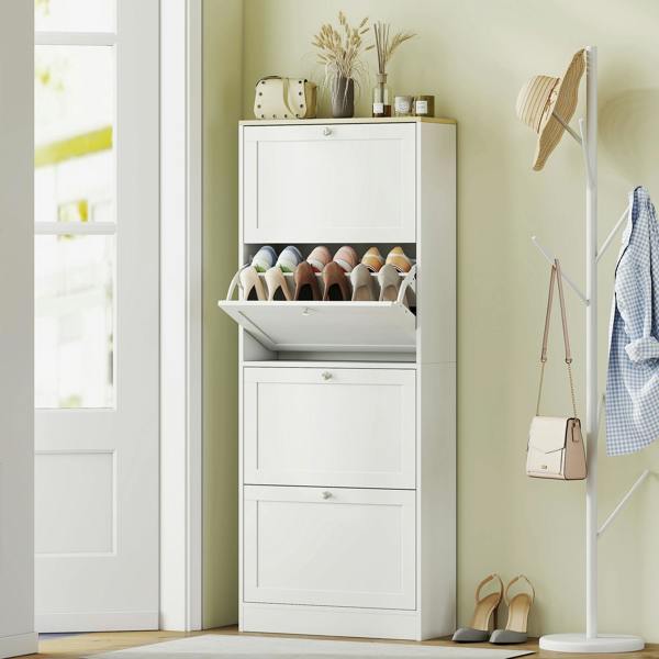 Flip-down Shoe Cabinet