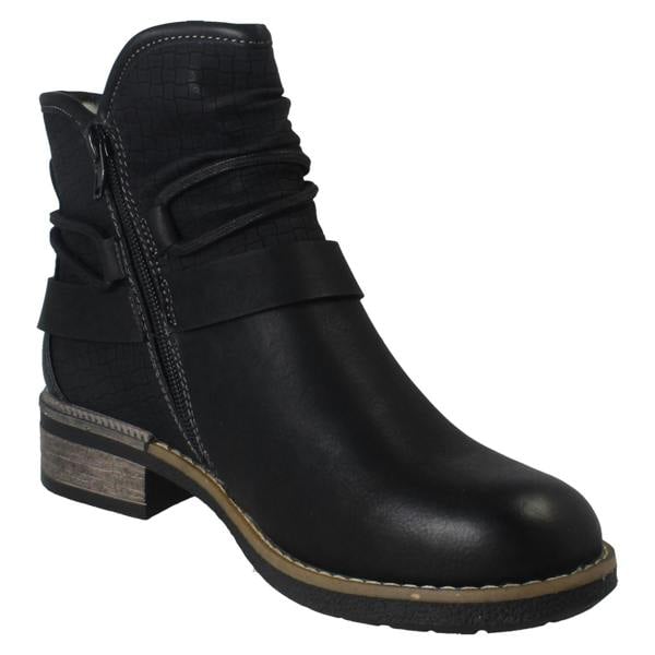 Rieker Ladies Rieker Fleece Lined Ankle Boots 94689
