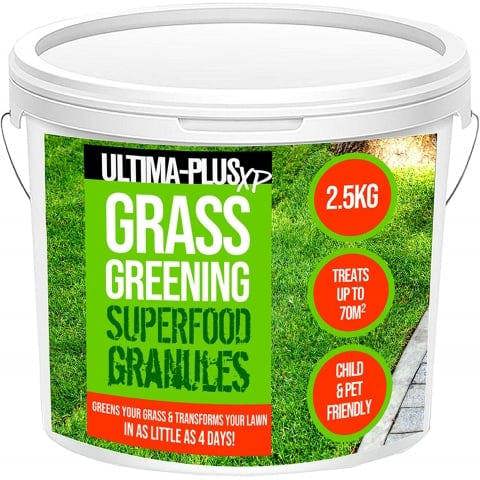 ProKleen ULTIMA-PLUS XP Grass Greening Superfood Granules - Lawn Fertiliser to Green and Strengthen Grass 2.5Kg
