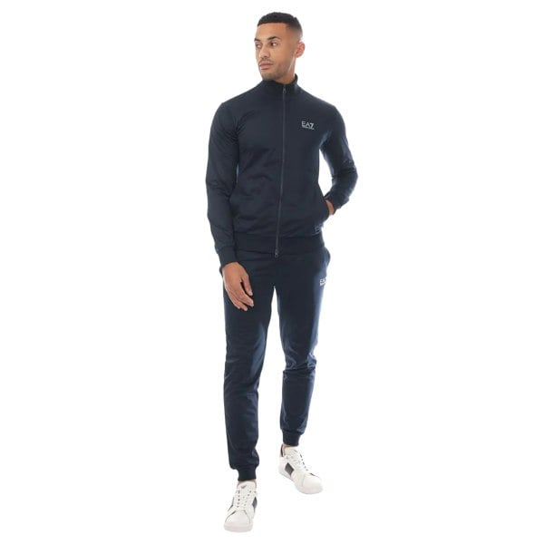 Emporio Armani Mens EA7 Full Zip Tracksuit - Navy