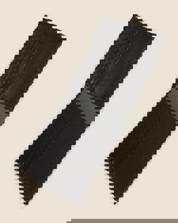 Larsson & Co Kemi - Leather Wallet With Embossed Stripe