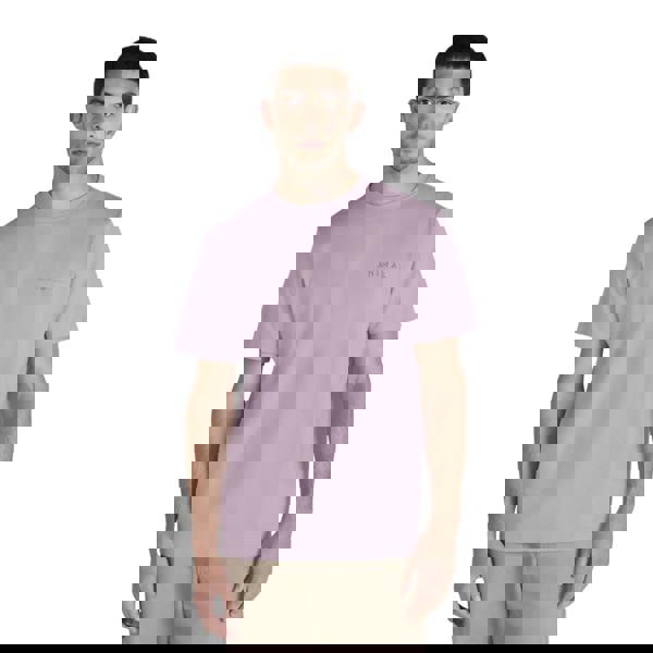 Animal Mens Chase Relaxed Fit T-Shirt - Dark Pink - 