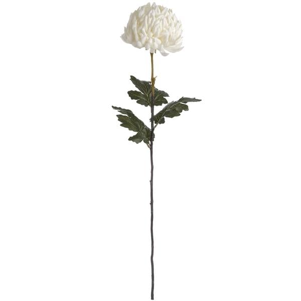 Wyld Haus Set of 3 Artificial Flowers Large White Chrysanthemum Stems