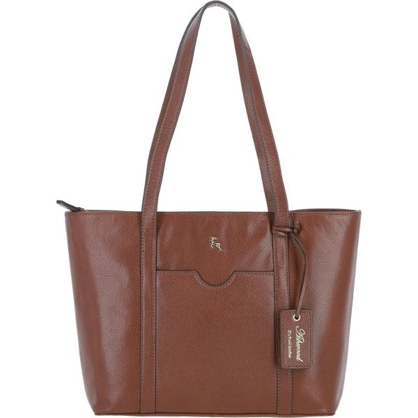 Elegant Real Leather Shoulder Bag: 64668