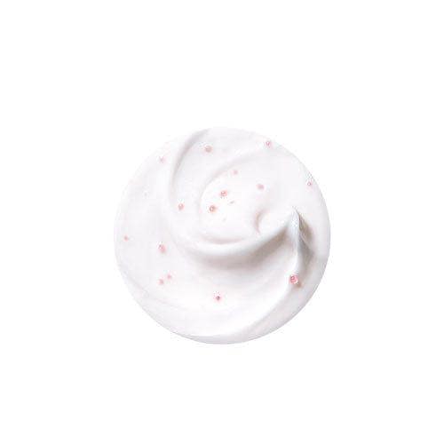 Rich, milky gel-cream texture of Purito SEOUL Multi PDRN Collagen Real Glow Mask drying down into a transparent, elastic peel-off film at Atelier De Glow UK.