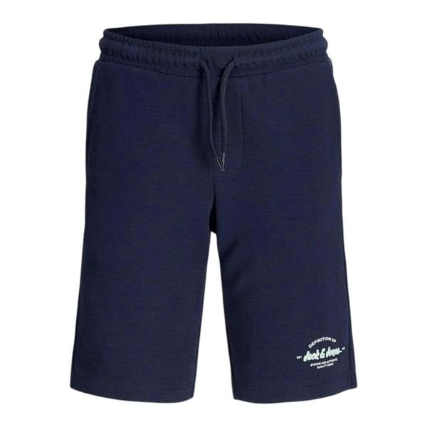 Jack And Jones Boys Fleece Shorts (Pack of 2) - Navy/Mineral - 