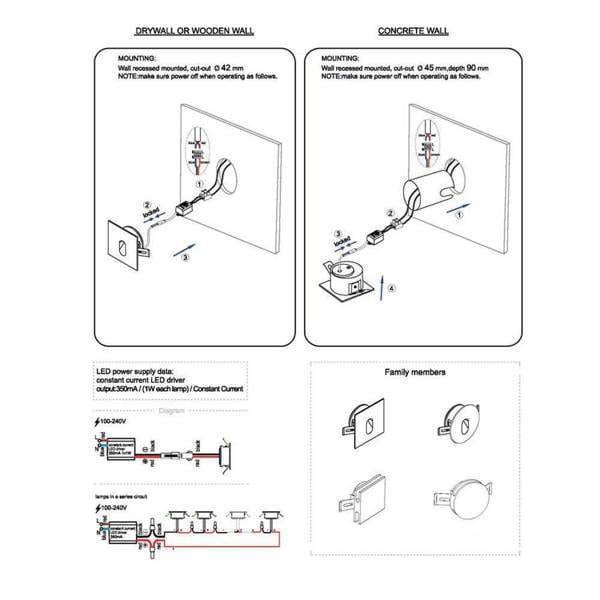 silver interior step light installation guide
