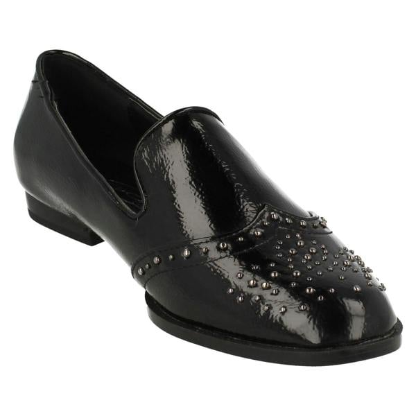 Spot On Ladies Spot On Loafer Style Shoe