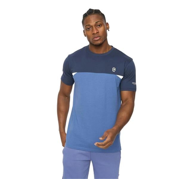 Crosshatch Mens Castlebay T-Shirt - Blue - 