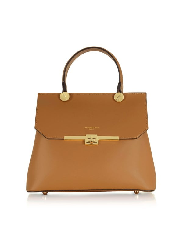Le Parmentier Atlanta Top Handle Satchel - Caramel