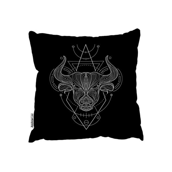 Benjamin Tate Design Zodiac taurus geometric (outdoor cushion)