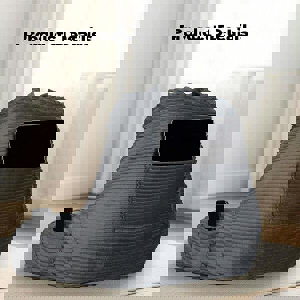 Lavio Backrest Reading Pillow Lumbar Support Arm Seat Cushion Machine Washable