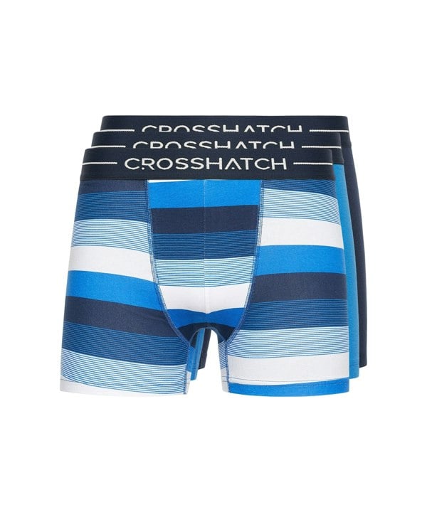 Crosshatch Avocet Boxers 3pk Blue