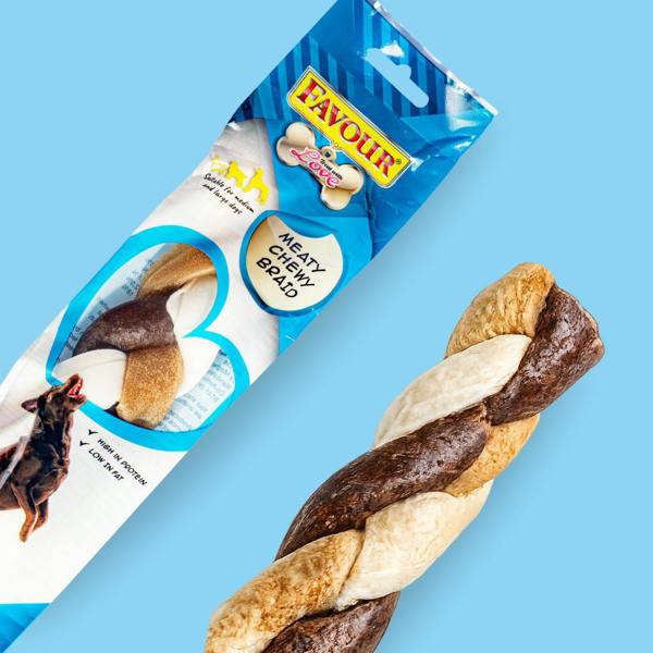 Favour Meaty Chewy Braid Dog Treats