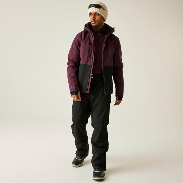 Dare 2B Mens Baseplate III Ski Jacket - Black/Fig