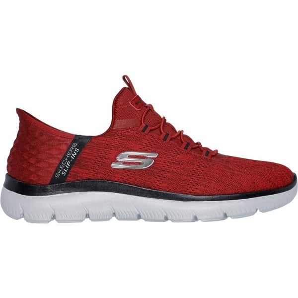 Skechers Summits Key Pace Men's Trainers in Red/Black