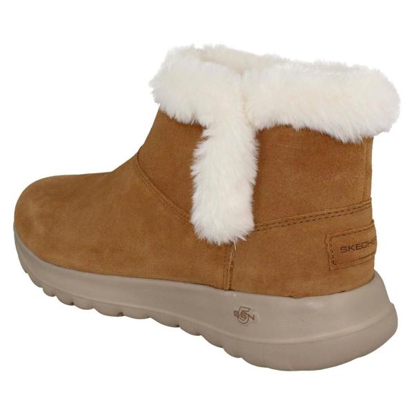 Skechers Ladies Skechers Go Joy Pull On Ankle Boots Bundle Up 15501