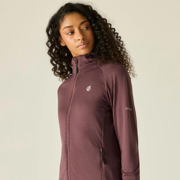 Dare 2B Womens/Ladies Ventura Stretch Hooded Midlayer - Huckleberry - 
