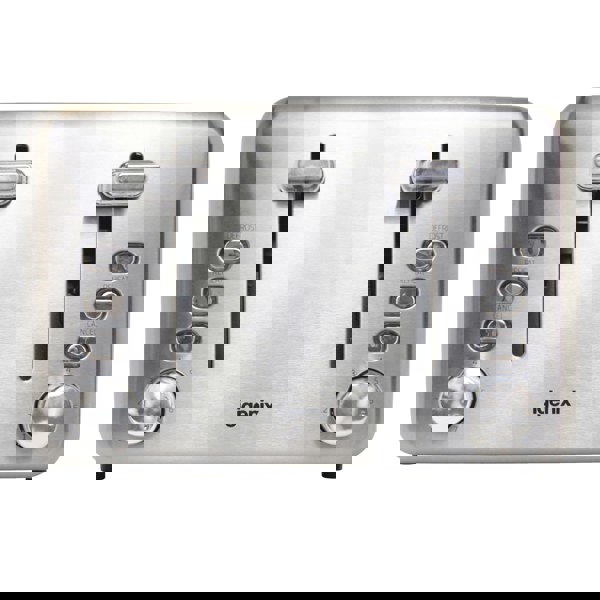 igenix 4 Slice Toaster, Stainless Steel