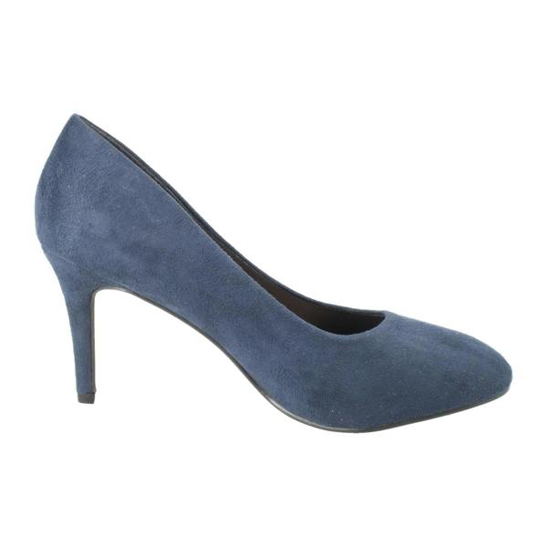 Spot On Ladies Spot On Wide Fit 8cm High Heel Court Shoes F90148