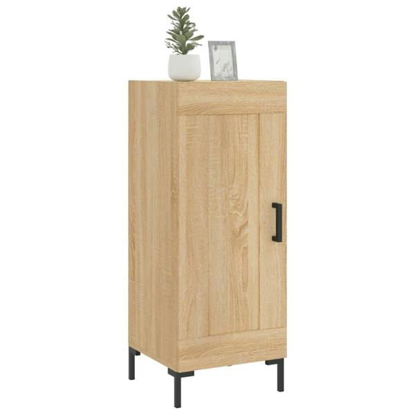 Berkfield Sideboard Sonoma Oak 34.5x34x90 cm Engineered Wood