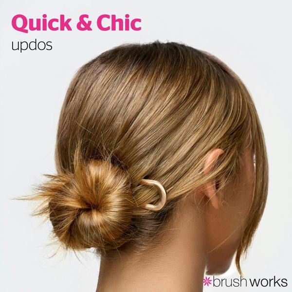 Brushworks French Hair Pin Duo - Gold & Silver
