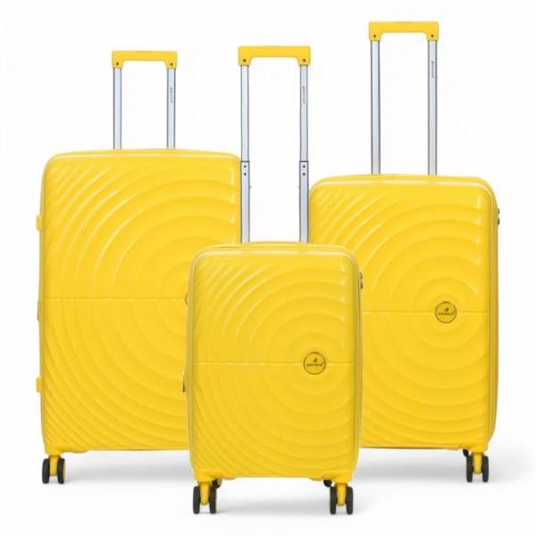 Snowball Expandable Hard Shell 8 Wheels Luggage Travel Cabin Suitcase Set