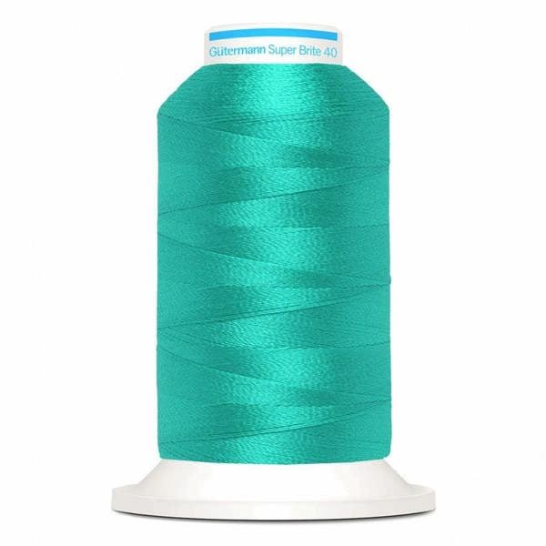 Gutermann Super Brite Polyester 40 Embroidery Thread 1000m Polyester Thread Suitable For Embroidery