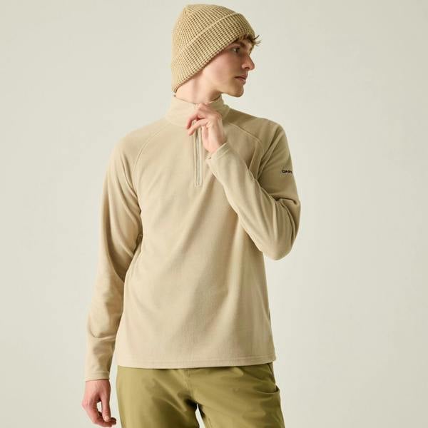 Dare 2B Mens Freethink II Fleece Top - White Pepper