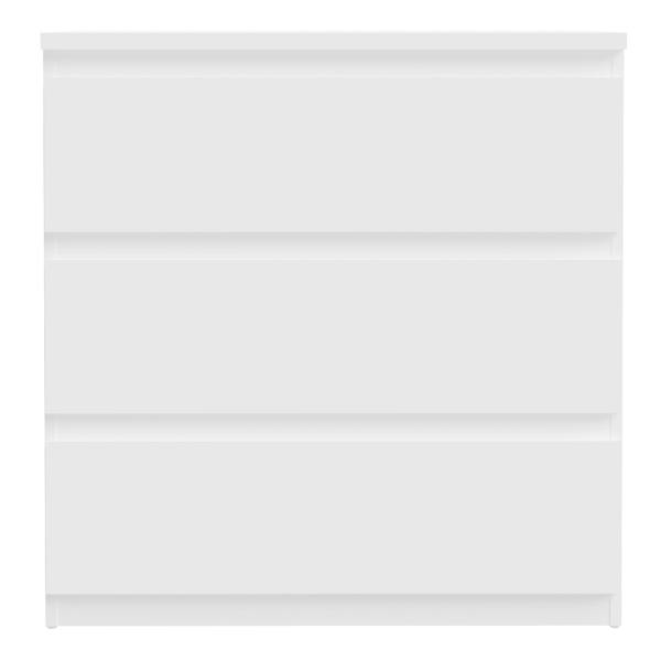 Edmore 3 Drawer Chest in White