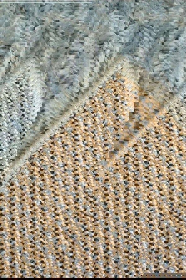 Solid Design Shaggy Rug in Duck Egg Blue | The Rugs